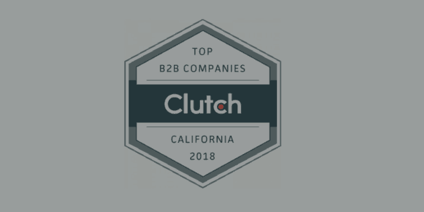 Top b2b companies California 2018 Clutch Badge