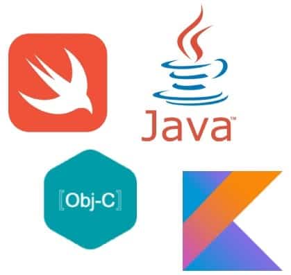 programming languages to develop native apps