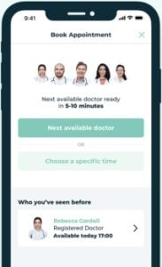 Kry - telemedicine app