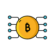 Blockchain development icon