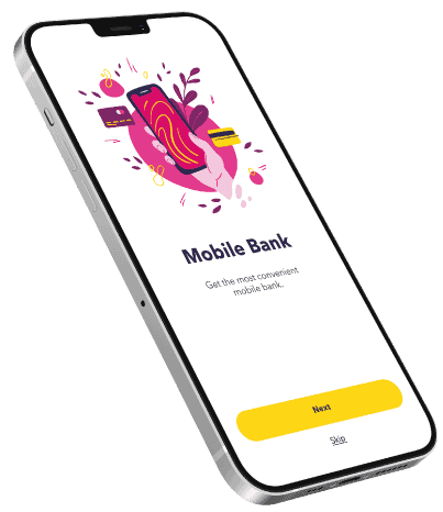 fintech mobile banking app screenshot