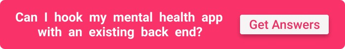 mental health app development banner