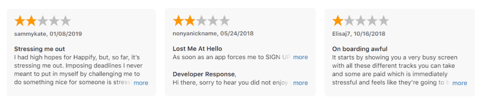mental health app reviews