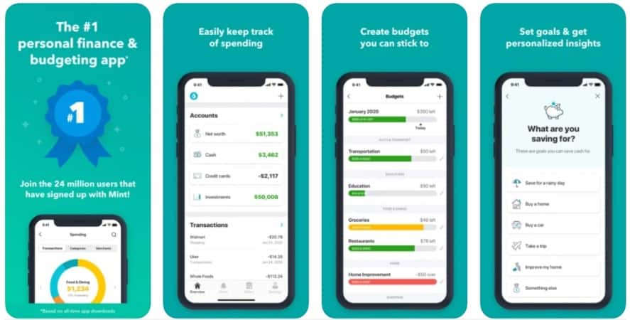 mint personal finance budgeting app