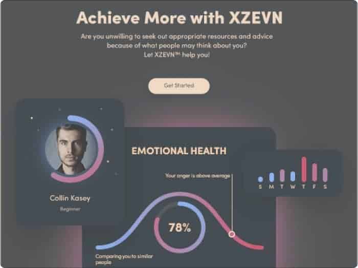 xzevn mental health chatbot