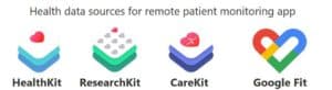 health data sources for remote patient monitoring app