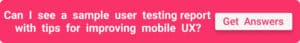 mobile UX user testing banner 2