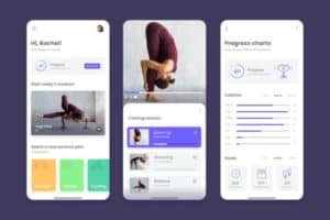 fitness app development concept
