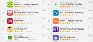 top trending educational apps 