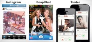 mvp versions of instagram, snapchat, tinder