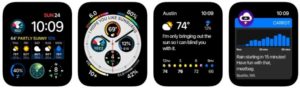 wearable app example carrot weather