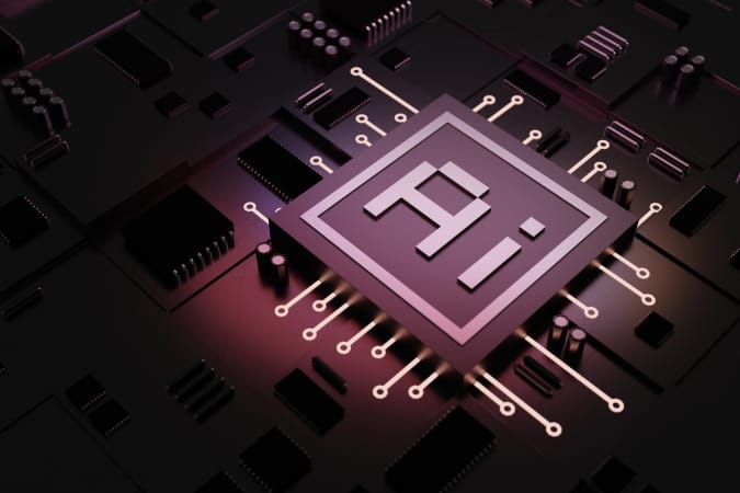 dedicated ML chip for mobile apps concept