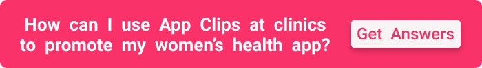 women's health app question banner 3