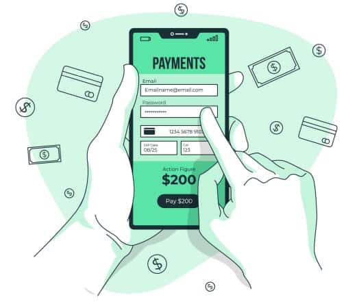 payments in on demand service app