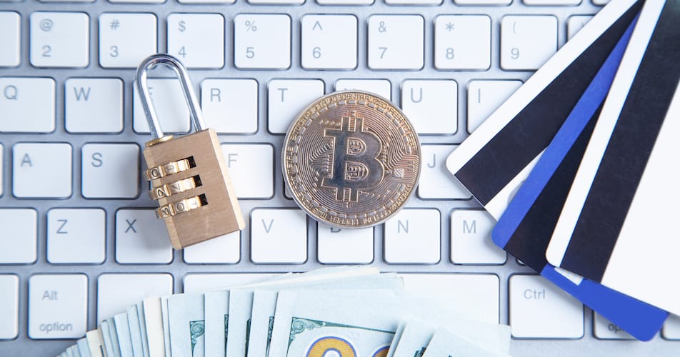 security bitcoin money credit cards