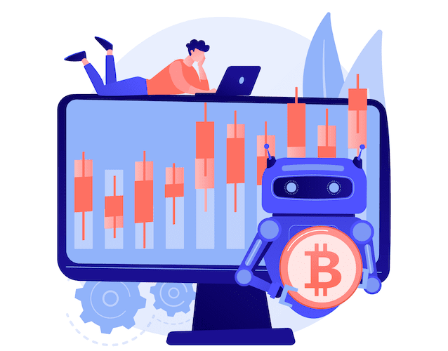 bitcoin trading bot concept