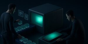 Machine learning app development hero image