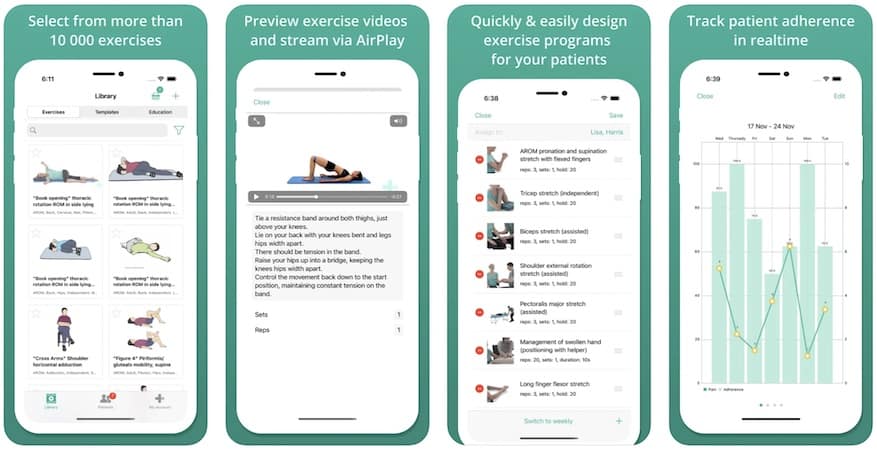 physiotherapy app example 