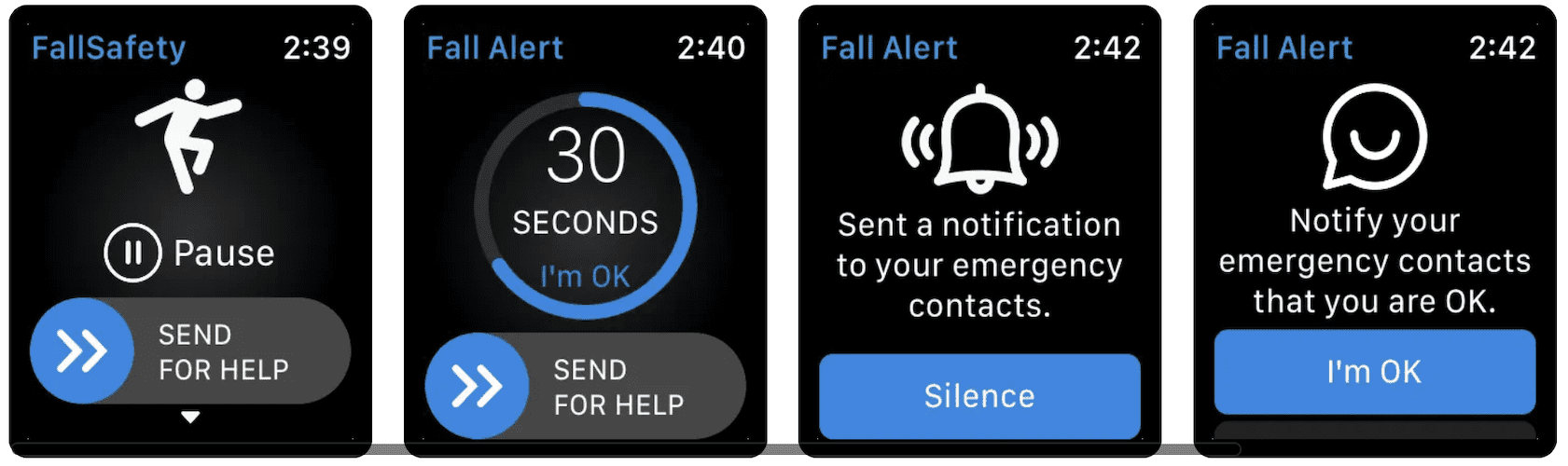 example of fall prevention Apple Watch app 1
