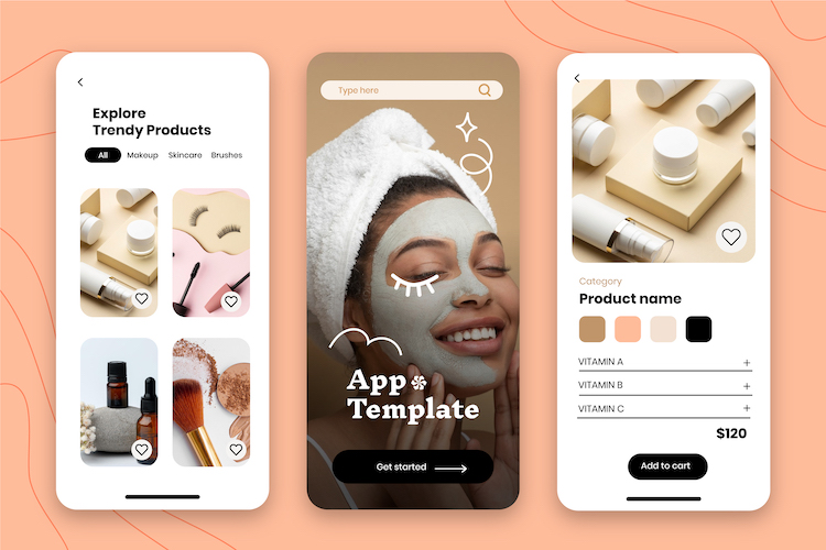 beauty app concept 1