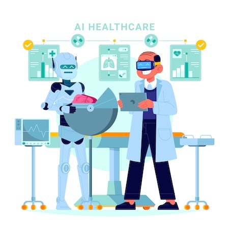automation in healthcare generative AI concept
