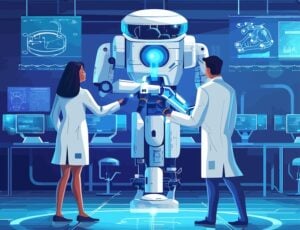 gen AI in healthcare concept