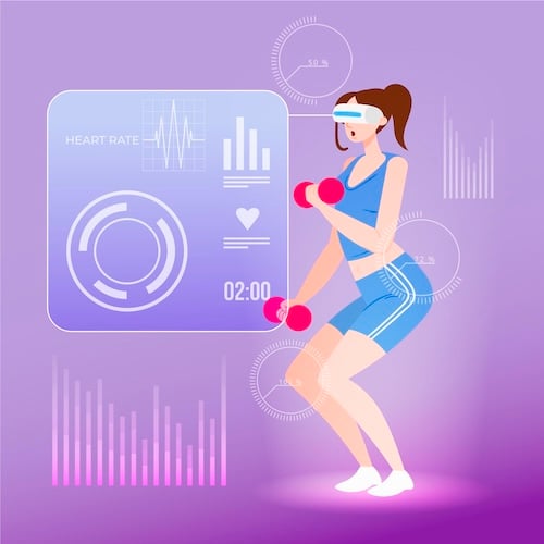 AI VR workout app