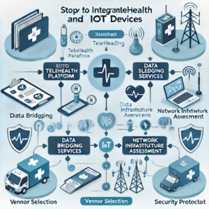 implementation steps for telemedicine iot integration