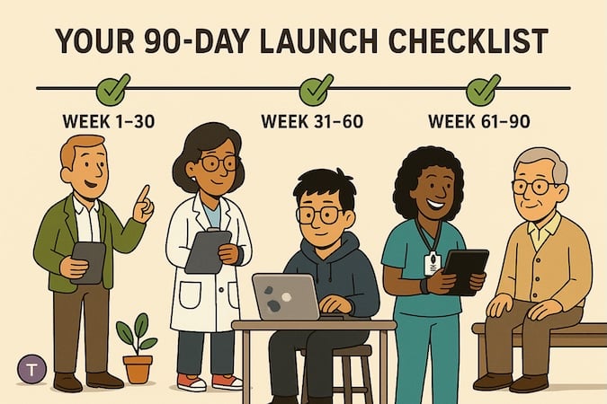 launch checklist for telehealth pulmonary app
