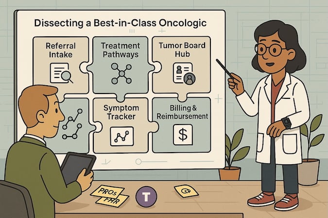 features needed in an oncology coordination app