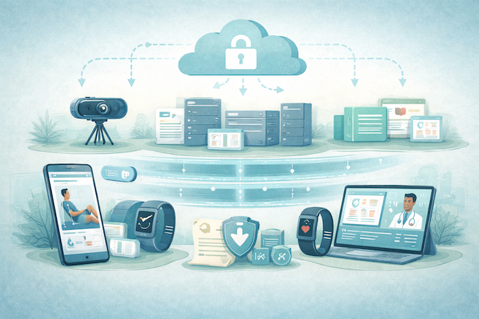 technical architecture for rehab apps