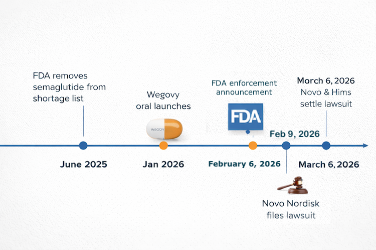 novo nordisk hims timeline