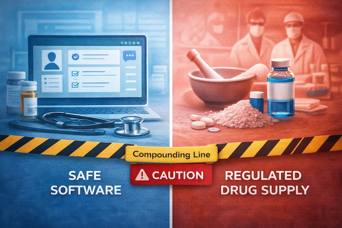 where telehealth software ends and legal exposure begins