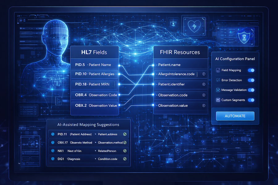real world use cases of AI HL7 integration