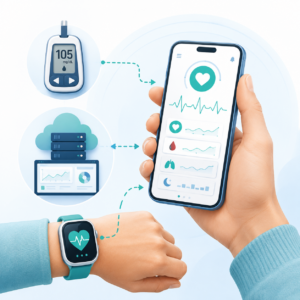 healthcare IoT app connected devices